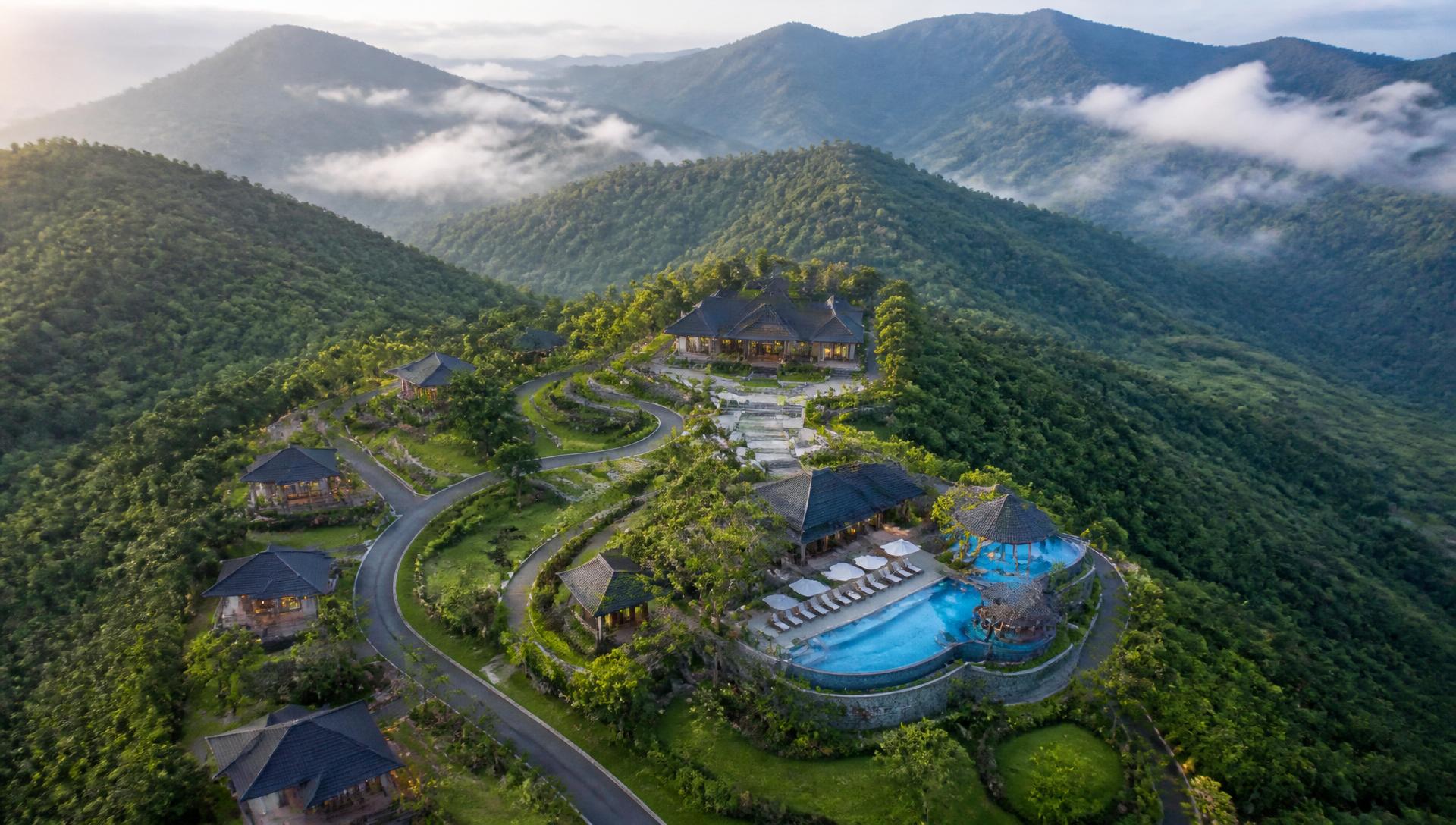 Aerial view of Aamby Valley City resort